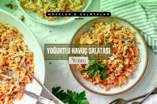 Yoğurtlu Havuç Salatası