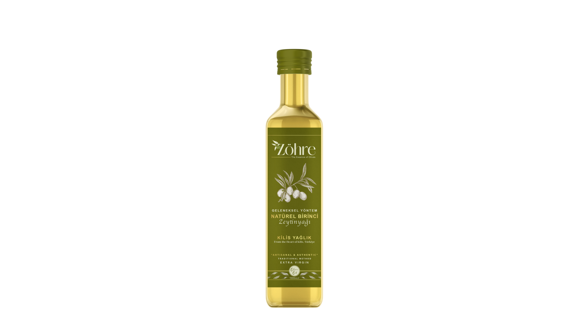 ZÖHRE Natürel Birinci Zeytinyağı - 1 Litre